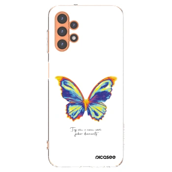 Picasee silikonowe przeźroczyste etui na Samsung Galaxy A13 4G A135 - Diamanty White