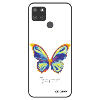 Etui na Realme C21Y - Diamanty White
