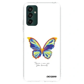 Picasee silikonowe przeźroczyste etui na Samsung Galaxy M13 M135F - Diamanty White