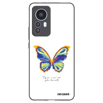 Picasee silikonowe czarne etui na Xiaomi 12T Pro - Diamanty White