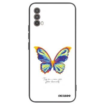 Etui na Motorola Moto E40 - Diamanty White