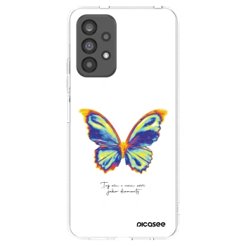 Picasee silikonowe przeźroczyste etui na Samsung Galaxy A73 5G - Diamanty White