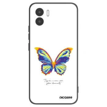 Picasee silikonowe czarne etui na Xiaomi Redmi A1 - Diamanty White