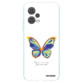 Picasee silikonowe przeźroczyste etui na Xiaomi Poco X5 - Diamanty White