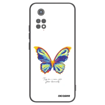 Picasee silikonowe czarne etui na Xiaomi Redmi Note 11S 5G - Diamanty White