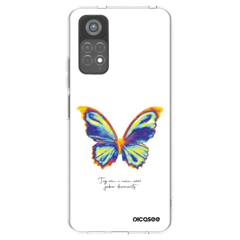 Picasee silikonowe przeźroczyste etui na Xiaomi Redmi Note 11S 5G - Diamanty White
