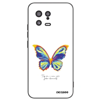 Picasee silikonowe czarne etui na Xiaomi 13 - Diamanty White