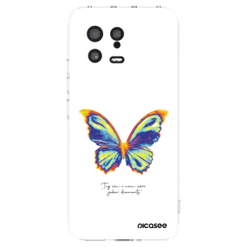 Picasee silikonowe przeźroczyste etui na Xiaomi 13 - Diamanty White