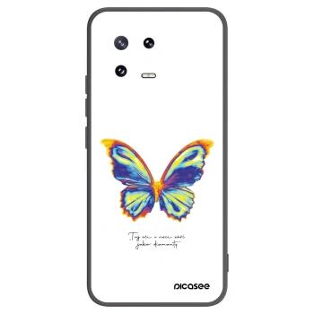 Picasee silikonowe czarne etui na Xiaomi 13 Pro - Diamanty White