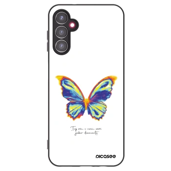 Picasee silikonowe czarne etui na Samsung Galaxy A14 5G A146P - Diamanty White