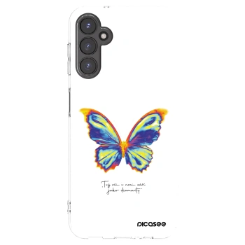 Picasee silikonowe przeźroczyste etui na Samsung Galaxy A14 5G A146P - Diamanty White