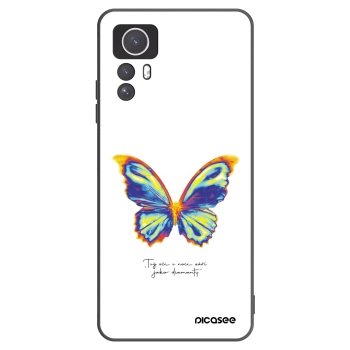 Picasee silikonowe czarne etui na Xiaomi Redmi Note 12S - Diamanty White