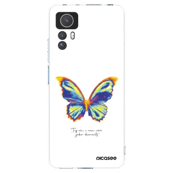 Picasee silikonowe przeźroczyste etui na Xiaomi Redmi Note 12S - Diamanty White