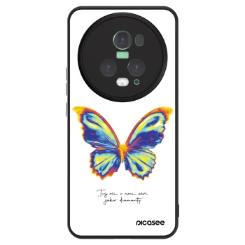 Etui na Honor Magic5 Pro - Diamanty White