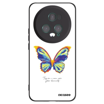Picasee silikonowe czarne etui na Honor Magic5 Pro - Diamanty White