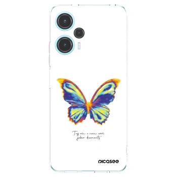 Picasee silikonowe przeźroczyste etui na Xiaomi Poco F5 - Diamanty White
