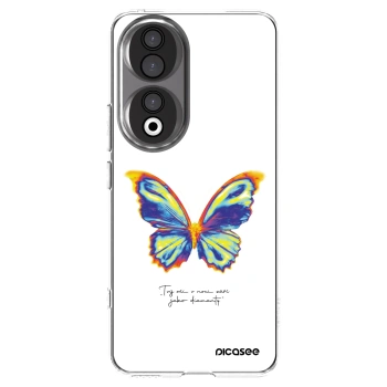 Picasee silikonowe przeźroczyste etui na Honor 90 5G - Diamanty White