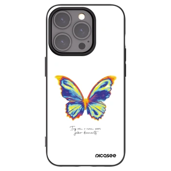 Picasee silikonowe czarne etui na Apple iPhone 15 Pro - Diamanty White