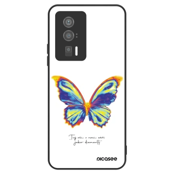 Etui na Xiaomi Poco F5 Pro 5G - Diamanty White