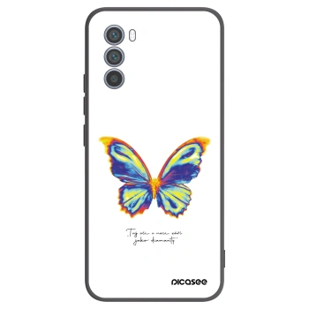 Etui na Motorola Moto G62 - Diamanty White