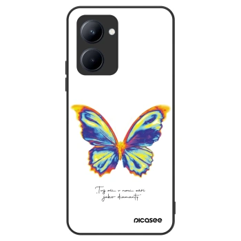 Etui na Realme C33 (2023) - Diamanty White