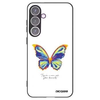 Picasee silikonowe czarne etui na Samsung Galaxy S24+ S926B 5G - Diamanty White