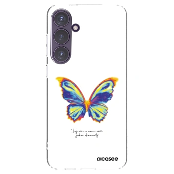 Picasee silikonowe przeźroczyste etui na Samsung Galaxy S24+ S926B 5G - Diamanty White