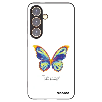 Picasee silikonowe czarne etui na Samsung Galaxy S24 S921B 5G - Diamanty White