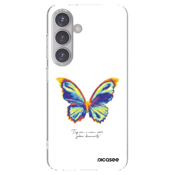 Picasee silikonowe przeźroczyste etui na Samsung Galaxy S24 S921B 5G - Diamanty White