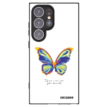 Picasee silikonowe czarne etui na Samsung Galaxy S24 Ultra S928B 5G - Diamanty White