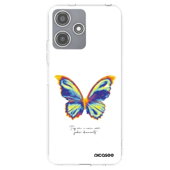 Picasee silikonowe przeźroczyste etui na Xiaomi Redmi 12 5G - Diamanty White