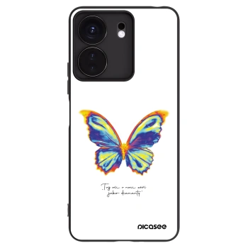 Picasee silikonowe czarne etui na Xiaomi Redmi 13C 4G - Diamanty White