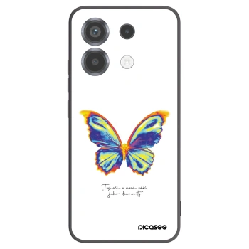 Picasee silikonowe czarne etui na Xiaomi Poco X6 - Diamanty White