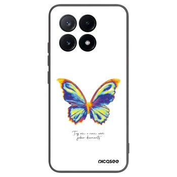Picasee silikonowe czarne etui na Xiaomi Poco X6 Pro - Diamanty White