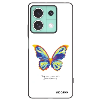 Picasee silikonowe czarne etui na Xiaomi Redmi Note 13 5G - Diamanty White