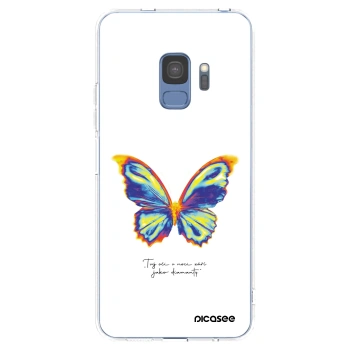 Etui na Samsung Galaxy S9 G960F - Diamanty White