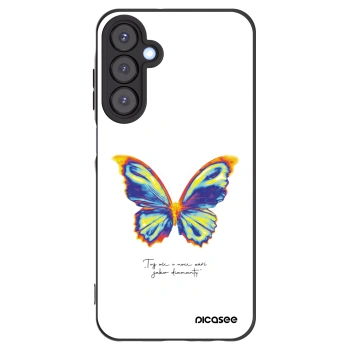 Picasee silikonowe czarne etui na Samsung Galaxy A25 A256B 5G - Diamanty White