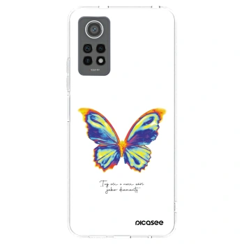 Picasee silikonowe przeźroczyste etui na Xiaomi Redmi Note 12 Pro 4G - Diamanty White