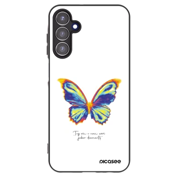 Picasee silikonowe czarne etui na Samsung Galaxy A15 A156B 5G - Diamanty White