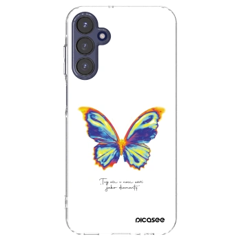 Picasee silikonowe przeźroczyste etui na Samsung Galaxy A15 A155F 4G - Diamanty White