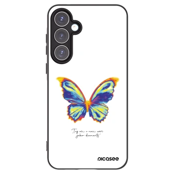 Picasee silikonowe czarne etui na Samsung Galaxy A55 5G A556B - Diamanty White