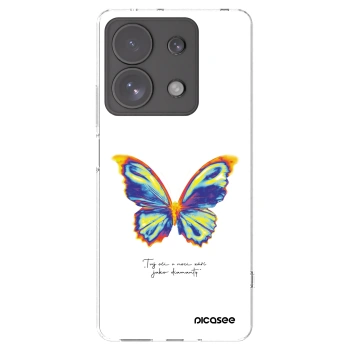 Picasee silikonowe przeźroczyste etui na Xiaomi Redmi Note 13 Pro 4G - Diamanty White