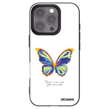 Picasee silikonowe czarne etui na Apple iPhone 16 Pro - Diamanty White