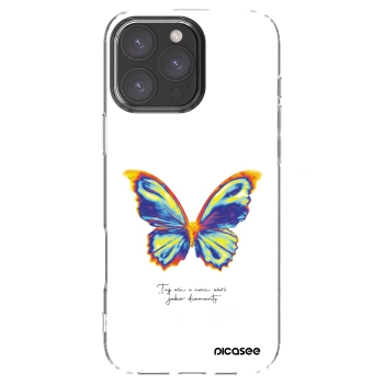 Picasee silikonowe przeźroczyste etui na Apple iPhone 16 Pro Max - Diamanty White