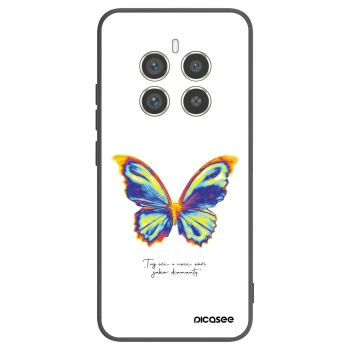 Picasee silikonowe czarne etui na Realme 12 Pro 5G - Diamanty White