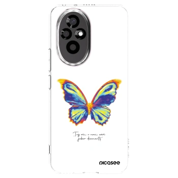 Picasee silikonowe przeźroczyste etui na Honor 200 Pro 5G - Diamanty White