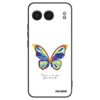 Picasee silikonowe czarne etui na OnePlus Nord 4 - Diamanty White