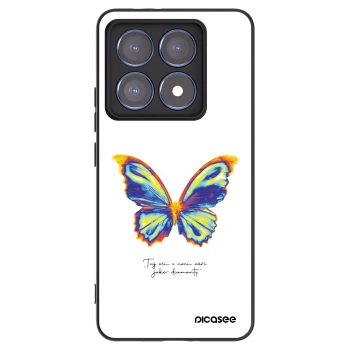 Picasee silikonowe czarne etui na Xiaomi 14T Pro - Diamanty White
