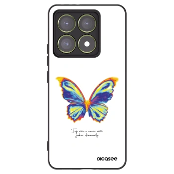 Picasee silikonowe czarne etui na Xiaomi 14T - Diamanty White