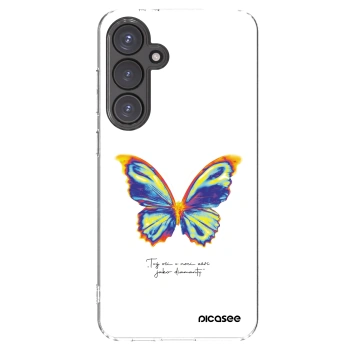 Picasee silikonowe przeźroczyste etui na Samsung Galaxy S24 FE S721B - Diamanty White